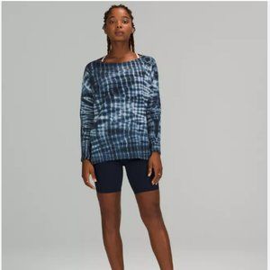 LuLulemon Back in Action LS Tie Dye Size 8
